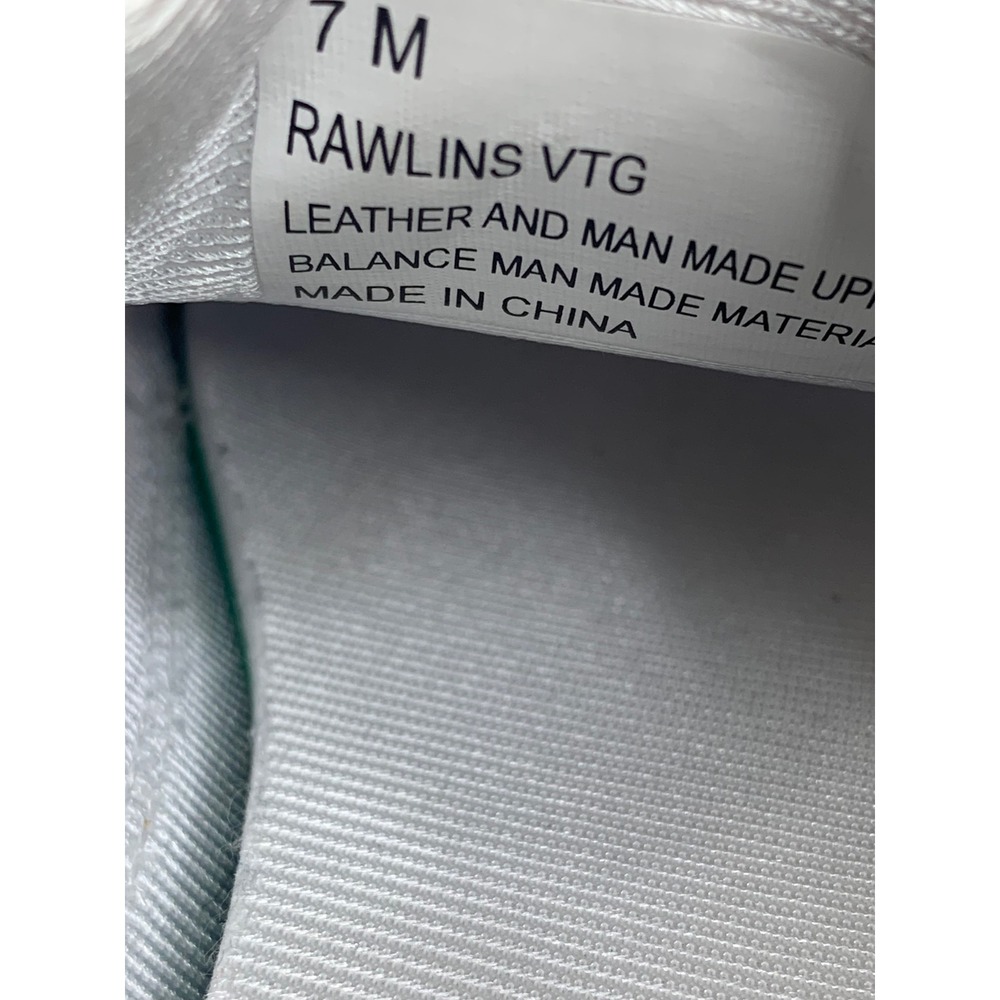 Tretorn Rawlins Vintage womens Sneakers White Tan Green‎ Retro Low Top Trainers - Picture 10 of 14